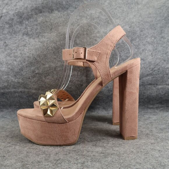 Chinese Laundry Shoes Womens 8 Sandals Platform Block Heel Studded Strap Fashion - Picture 5 of 15